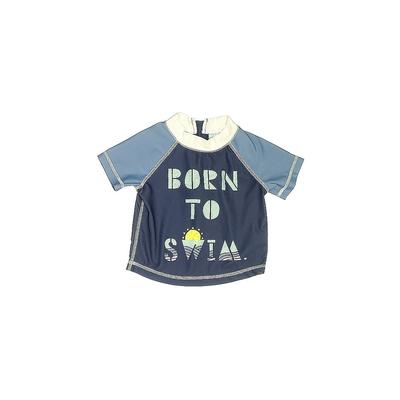 Baby Gap Rash Guard: Blue Sporting & Activewear - Size 0-3 Month