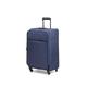 BIBA | Trolley-Typ Reisekoffer, Koffer Lila G, Trolley-Griff, Reißverschluss, Polyester, Marineblau, M, Koffer und Trolleys