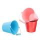 ERINGOGO 9 Pcs Beach Bucket Children Buckets Kid Birthday Beach Sand Bucket Mini Galvanized Planter Metal Buckets Sand Castle Buckets Small Sand Buckets Iron Accessories Seaside Toy