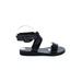 Ancient Greek Sandals Sandals: Black Solid Shoes - Women's Size 36 - Open Toe