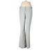 The Limited Dress Pants - Mid/Reg Rise Flared Leg Trouser: Gray Bottoms - Women's Size 6