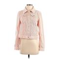 Ann Taylor LOFT Jacket: Short Pink Jackets & Outerwear - Women's Size X-Small