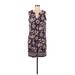 Lands' End Casual Dress - Shift: Purple Dresses - Women's Size Medium