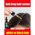 Sérum de traitement à l'essence anti-gris restauration de la couleur naturelle des cheveux et
