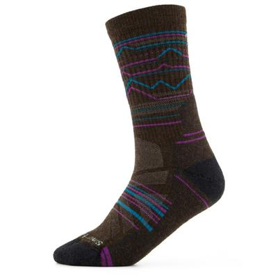 Smartwool - Hike Light Cushion Mountain Range Pattern Crew - Wandersocken Unisex L | EU 42-45 schwarz Image