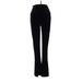 Norma Kamali Velour Pants - Super Low Rise: Black Activewear - Women's Size X-Small