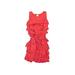 Crewcuts Dress - A-Line: Red Print Skirts & Dresses - Kids Girl's Size 8