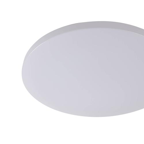 Lindby LED-Außendeckenleuchte Doki, 34 cm, weiß, Kunststoff