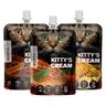 Lot mixte Porta 21 Kitty's Cream Farm pour chat - 3 x 90 g (3 variétés)