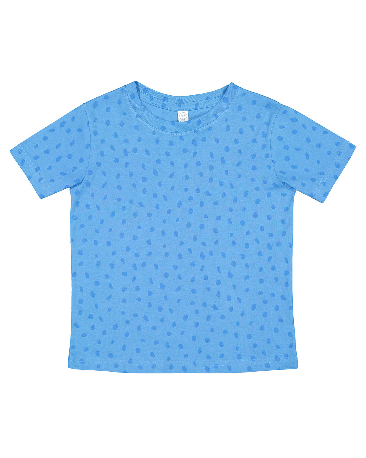 Rabbit Skins 3321 Toddler Fine Jersey T Shirt in Tradewind Spot size 4 | Cotton LA3321, RS3321