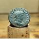 Crispus Roman coin, ancient Nummus with votive wreath reverse