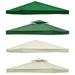 Garden Gazebo Top Cover 3x3M Canopy Replacement Pavilion Roof 1/2 Tier Outdoor Patio Garden Tent Roof Top Durable Replacement Canopy Top Cover for Outdoor Camping Garden Backyard Green 1Tier