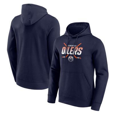 Edmonton Oilers Fanatics Branded Iconic Crossed Stick Graphic Hoodie – Herren Image