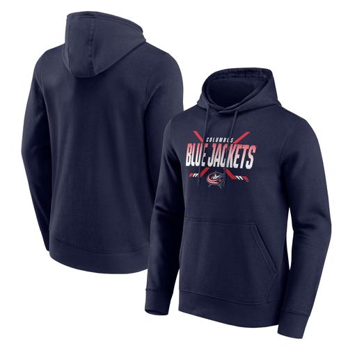 Columbus Blue Jackets Fanatics Branded Iconic Crossed Stick Graphic Hoodie – Herren