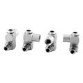 Air Hose Adapter Connector 4pcs/Set Aluminum 1/4 Universal 360 Swivel Air Hose Connector Adapter Tool Swivel Air Hose Connector