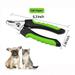 Dog Nail Clippers with Safety Guard Cat Dog Nail Trimmers Pet Nail Clippers Sharp Blades Suitable for Medium Large Dogs Cats