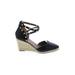 Rialto Wedges: Black Shoes - Women's Size 5 1/2