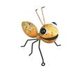 Zainafacai Ornaments Garden Ants Art Outdoor Garden Backyard Metal Animal Decoration Gift Room Decor Yellow