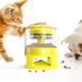 rygai Automatic Feeder Puppy Kitten Food Dispenser Anti-faling Cats Dog Small Medium Pet Dry Interactive Toys Prevent Food Stuck in Puzzle Toy