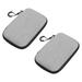 2Pcs Wireless Mic Case Shockproof Wireless Microphone Lapel Mic Handbag Microphone Carrier Supplies for Home Outdoor Shop