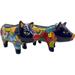 Talavera Pig Planter Animal Piggy Cute Home Decor Garden Handmade Hand Painted Mexican tery Multicolor Outdoor Indoor Folk Art 11.25 (Multi 2)