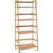 4-Tier Bamboo Plant Stand Flower Pots Holder Display Shelf 47.5inch Ladder Shelf Plants Organizer Rack for Patio Balcony Garden Home Bookcase Planter Storage Shelving Unit Indoor Outdoor