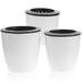 3 Pcs Flowerpot Basin Plant Pots Plants Water Storage Orchid Self Watering for Indoor Succulent