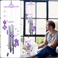 Room Decor Memorial Wind Chime Outdoor Unique Tuning Relax Soothing Sympathy For Mom And Dad Garden Patio Porch Home Decorations Wall Chimes Bedroom Art Purple
