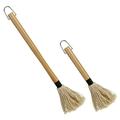 2 Pcs Oil Brush Mops Barbecue Tool Sets Grill Utensils Barbecue Brush Bbq Tools BBQ Feeding Mop Set Outdoor