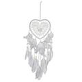 Zainafacai Dream Catchers Dream Wind Chimes Colorful Feathers Dream Wind Chimes Home Room Wall Decoration Outdoor Wind Chimes Room Decor White