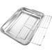 Stainless Steel Drain Pan Dessert Plate Fruits Storage Tray Tablescape Decor Biscuits Roasting Snack Fried Food Holder