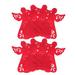 8pcs Christmas Style Cutlery Bags Tableware Storage bags Cutlery Holding Bags