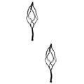 2 Pack Pots for Plants Planter Hanging Rope Hanger outside Stand Clothes Rack Coat Hangers