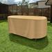 Patio Small Waterproof Oval Table Cover - Outdoor Patio Table Washable - Heavy Duty Furniture 60 Inch Oval Table Cover
