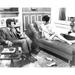 Penelope 1966 Dick Shawn looks at Natalie Wood seated on couch 8x10 inch photo