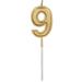 Kojanyu Christmas Decorations Indoor Gold Number Birthday Numeral Candles Number Cake Decor for Adults/Kids Party Home Decor Essentials Discount Sales