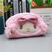 The Latest Pink Plush Hellos Kittys Mys Melodys High Appearance Level Girl Heart Pen Bag Large Capacity Student School Supplies