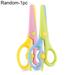 AYYUFE Colorful Mini Scissors Kids Safety Fingers Protective Paper Cutting DIY Tool