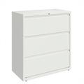 Hirsh 36 Wide 3 Drawer Metal Lateral File Cabinet - White - 2 units total