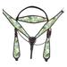 15BH Western Horse Headstall Breast Collar Set Tack American Leather Hilason