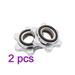 4pcs 2.5cm Casting Iron Hex Nuts Anti-slip Spin-Lock Collar Screw for Barbell Dumbell Weight Lifting (Silver)