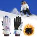 WNG Waterproof Windproof Winter Gloves for Thinsulate Thermal Gloves Screen Warm Gloves for Skiing Cycling Motorcycle Running Outdoor Sports