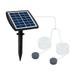 Spirastell Oxygenation pump Pump 8.2ft Air Pump 8.2ft Pipe 2 Solar Pump Bubble Stones Pump Aerator Fish 6V 2W Solar Fish 2 Air Bubble Aerator Air Pool Pond Solar Powered Air Maiju