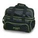 Storm 2 Ball Deluxe Checkered Tote Bowling Bag- Black/Lime