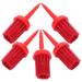 Golf Grafting Tack Brush Tee Accessories 5pcs (red-55mm) Optional Balls Equipment Gadget Tees Storage Holders