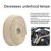 WQJNWEQ Clearance New 2.5CM 5M Roll Fiberglass Exhaust Header Pipe Heat Wrap Tape + 4 Ties Kit Hot