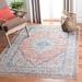 Blue 144 x 108 x 0.3 in Living Room Area Rug - Blue 144 x 108 x 0.3 in Area Rug - Langley Street® Labarge Shabby Elegance Medallion Distressed Non-Shedding Living Room Bedroom Dining Home Office Area Rug Beige/Orange | Wayfair