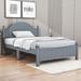 Alcott Hill® Briet Four Poster Bed Wood in Gray | 43 H x 56 W x 79 D in | Wayfair 702DD483F2F74870B926CCC749CD128D