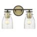 IN40004ORB-Acclaim Lighting-Shelby - 2 Light Bath Vanity-11.25 Inches Tall and 15 Inches Wide