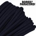 Bored Paracord Brand 550 lb Type III Paracord - Black 1000 Feet